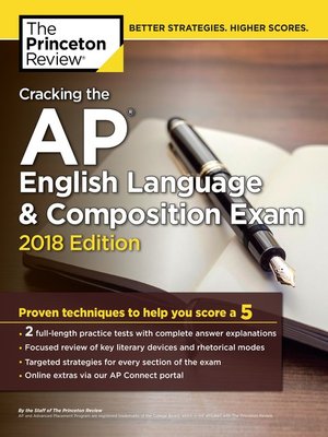 cover image of Cracking the AP English Language & Composition Exam, 2018 Edition